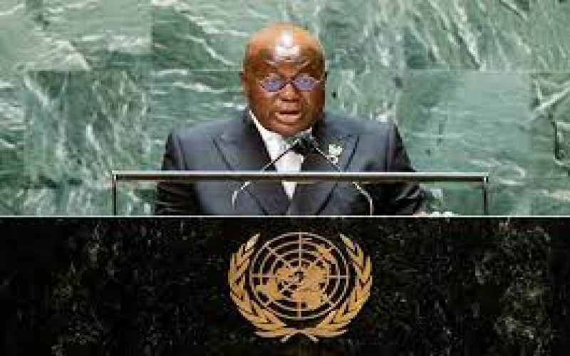 Ghana - Le président s'adresse à la 78e session de l'Assemblée générale de l'ONU.