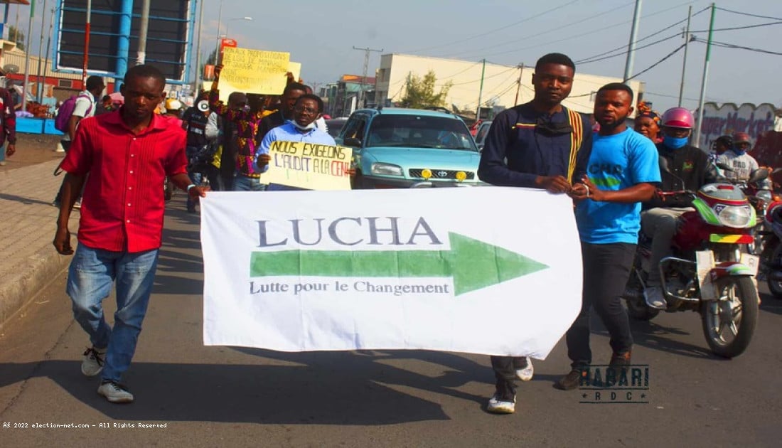 Kindu : arrestation des militants de la LUCHA en pleine marche pacifique