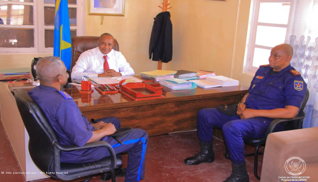 Lomami : récemment nommé, le n° 2 de la PNC a foulé ses pieds à Kabinda