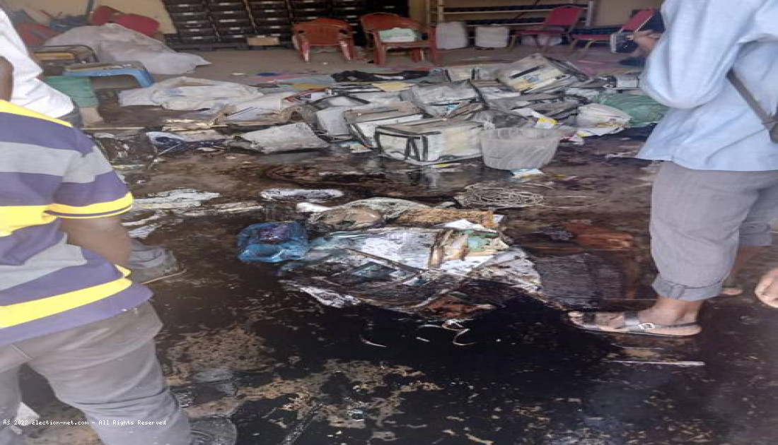 RDC : des kits de la CENI calcinés dans un incendie à Kalemie