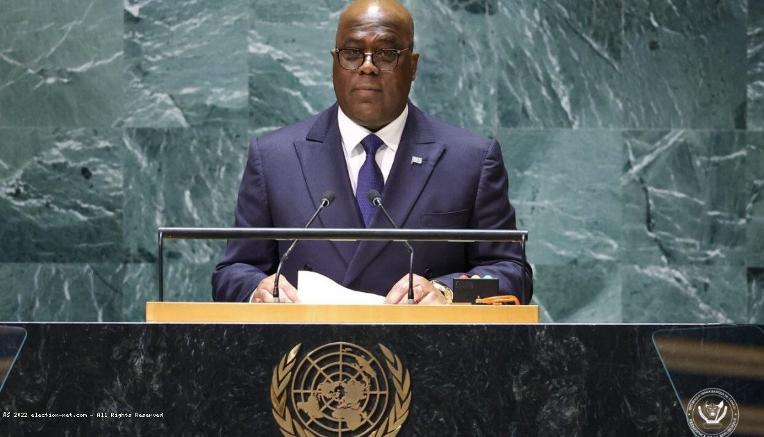 RDC : à l'ONU Félix Tshisekedi maintien sa position ferme contre les terroristes du M23