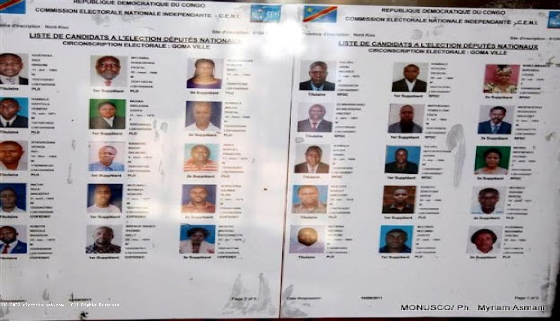 RDC : seuls 40 partis et regroupements politiques franchissent le seuil de 1% pour les législatives, voici la liste