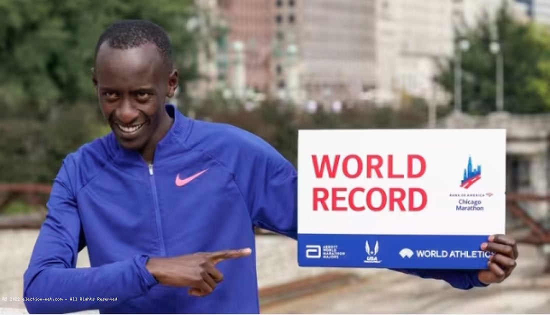 Athlétisme : le Kényan Kelvin Kiptum pulvérise le record du monde du marathon en deux heures et 35 secondes