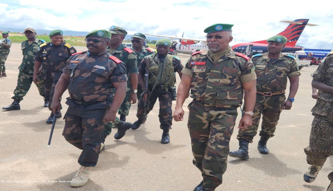 RDC : le commandant de la troisième zone de défense des FARDC dans une mission d'inspection à Bunia
