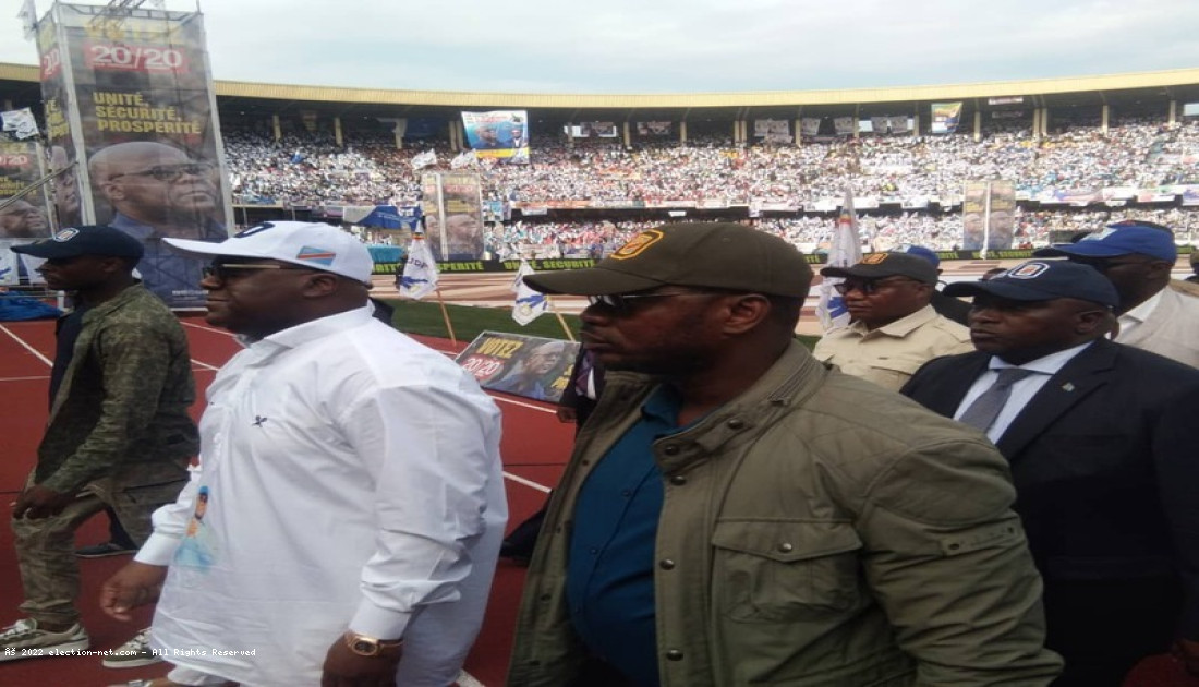 Kinshasa : Félix Tshisekedi est arrivé au Stade des martyrs
