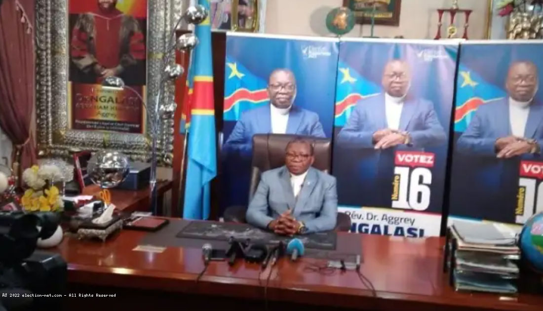 Présidentielle 2023 : Révérend Aggrey Ngalasi, ce candidat ''mandaté par Dieu'' pour diriger la RDC
