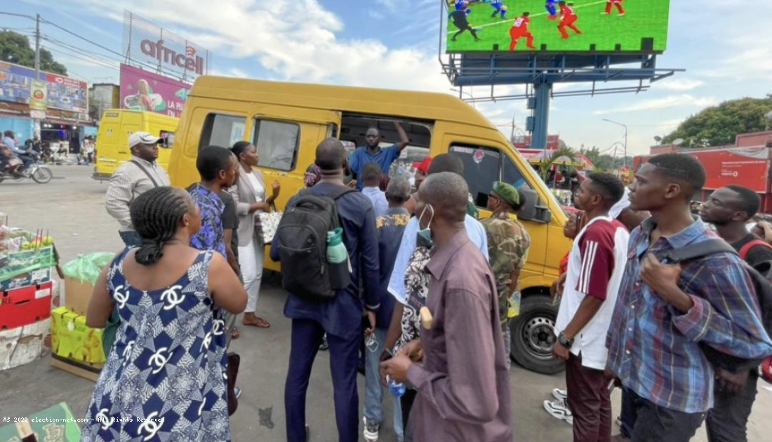 Kinshasa : face à l'Instabilité de prix de transport, la population en colère !