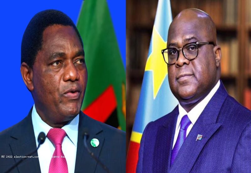 Guerre en RDC : nouvel échange entre Tshisekedi et le zambien Hichilema