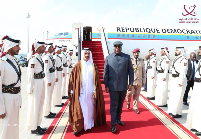 Félix Tshisekedi au Qatar après son séjour en Turquie