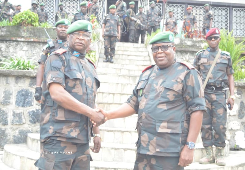 Goma : prise des fonctions du nouveau commandant de la 34 ème région militaire
