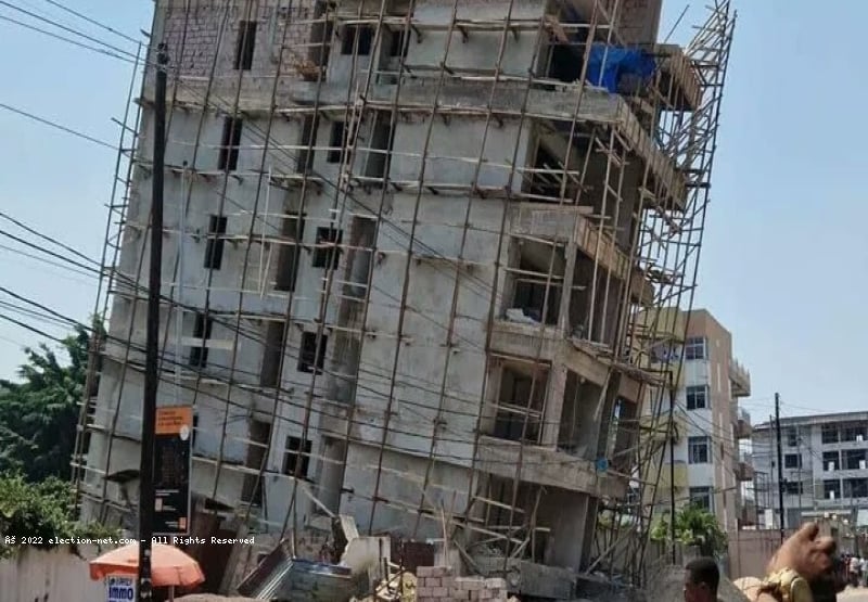 Kinshasa : ce que pense le Gouverneur  Gentiny Ngobila sur l'effondrement d'un immeuble à 8 étages