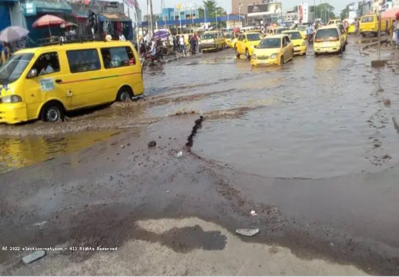 Kinshasa : la route Kabambare en délabrement très avancé