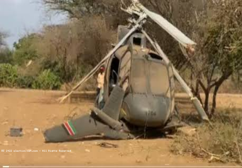 Kenya : crash d'un hélicoptère avec le chef des armées à son bord