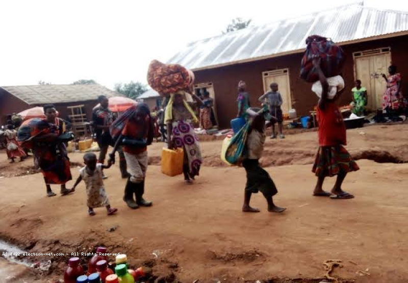 RDC/M23 : déçus par la progression des rebelles, des déplacés regagnent leurs villages au Sud de Lubero