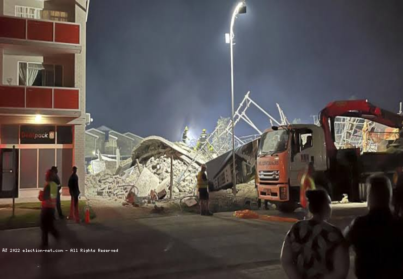Afrique du Sud : effondrement d'un immeuble en construction