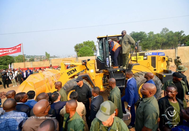 RDC : la construction d'une rocade longue de 63 Km lancée à Kinshasa par Félix Tshisekedi