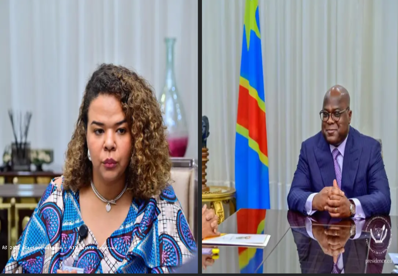 RDC : ce qu'a demandé Tshisekedi à la ministre des Affaires étrangères