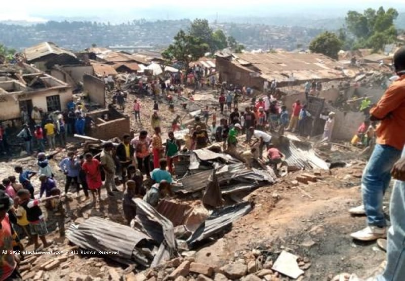 Bukavu : les victimes d'incendie interdites de reconstruire leurs maisons