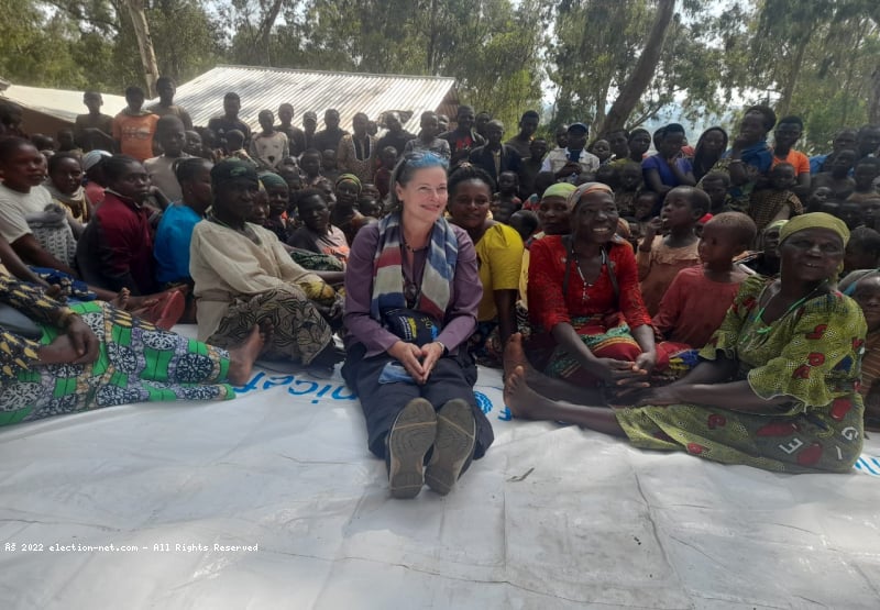 Ituri : les déplacés de guerre visités par la cheffe adjointe de la MONUSCO Vivian Van de Perre