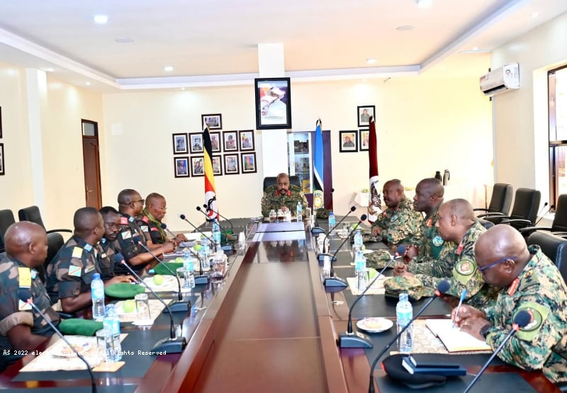 Est de la RDC : des officiers FARDC chez le général Muhoozi Kainerugaba