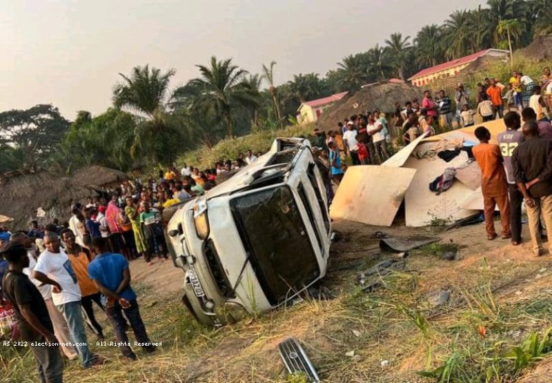 Ituri : un camion minier se renverse, 11 vies emportées
