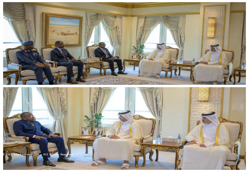 Doha/Médiation RDC-M23 : le ministre qatari de l'Intérieur reçoit Shabani et Biruta