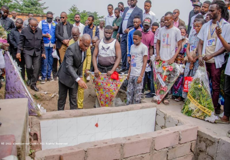 Kinshasa : abattu au siège de l'Ecidé, le corps du militant Manzanza enfin inhumé