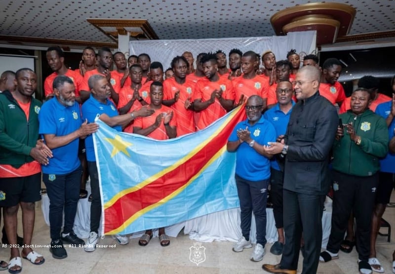 CHAN 2024 : Didier Budimbu remet le drapeau aux Léopards A'