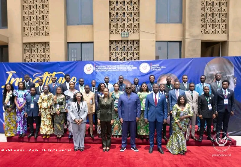RDC : le nouveau président du Conseil de la jeunesse investi par Tshisekedi