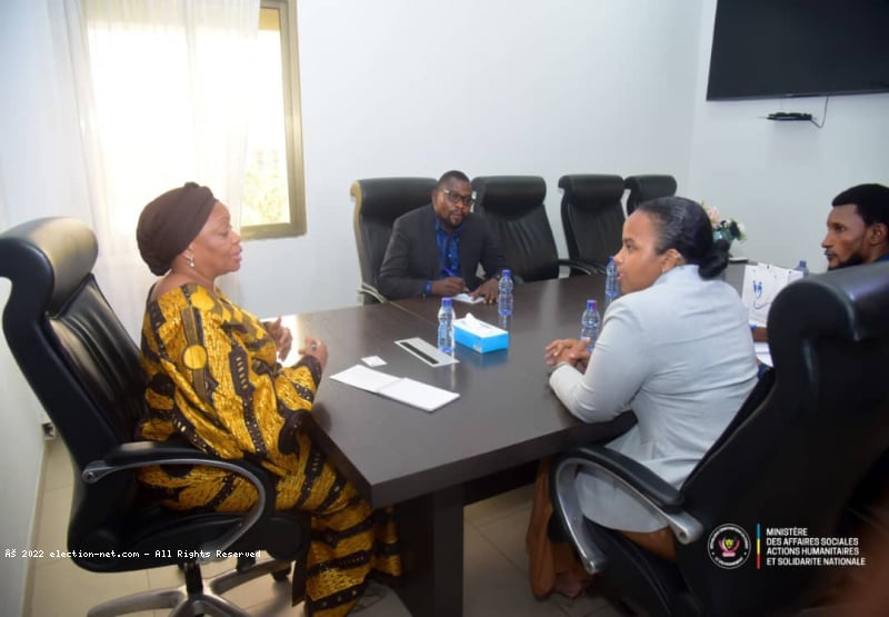 RDC/Actions Sociales : HJ fondation consulte Ève BAZAÏBA avant son déploiement à Kisangani et Kolwezi