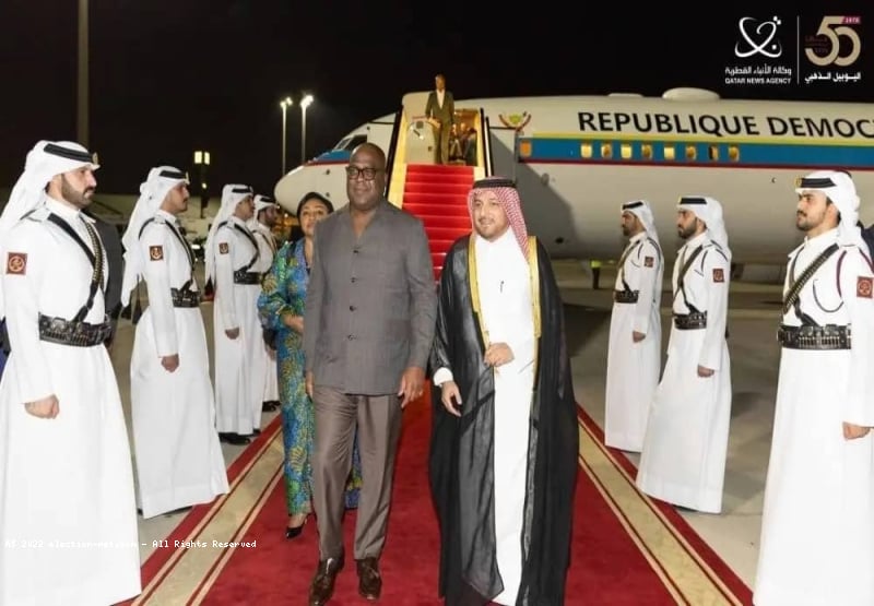 Diplomatie : nouveau déplacement de Félix Tshisekedi à Doha