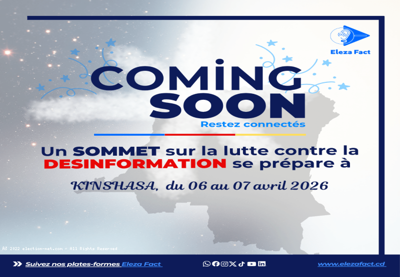 RDC : Eleza Fact annonce la tenue du 1er sommet sur la lutte contre la désinformation