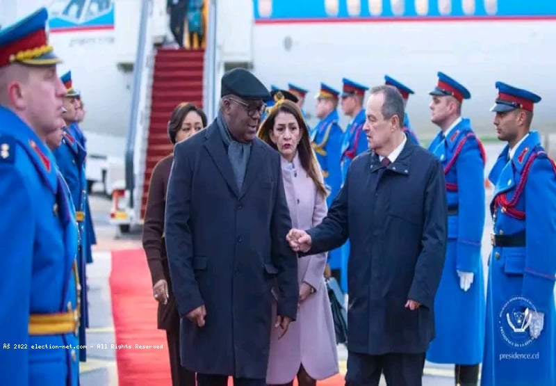 RDC : Félix Tshisekedi en déplacement en Serbie