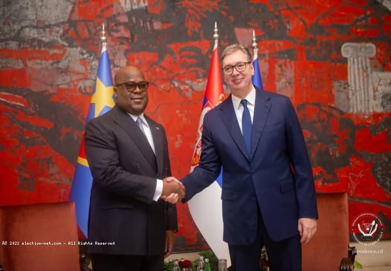 RDC–Serbie : Tshisekedi et Vučić ouvrent une nouvelle phase de coopération bilatérale