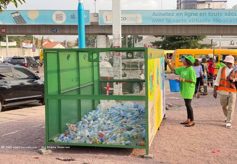 Kinshasa lance l'opération « Zéro plastique bouteille » pour lutter contre la pollution urbaine