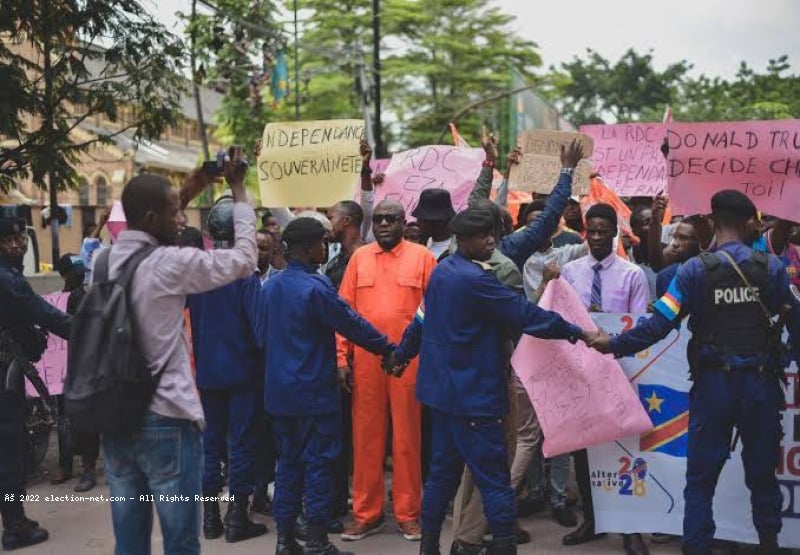 Kinshasa : première manifestation contre l'accueil des migrants en RDC