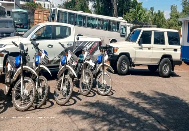 Goma : 2 véhicules et 7 motos ''volés'' remis à la Caritas