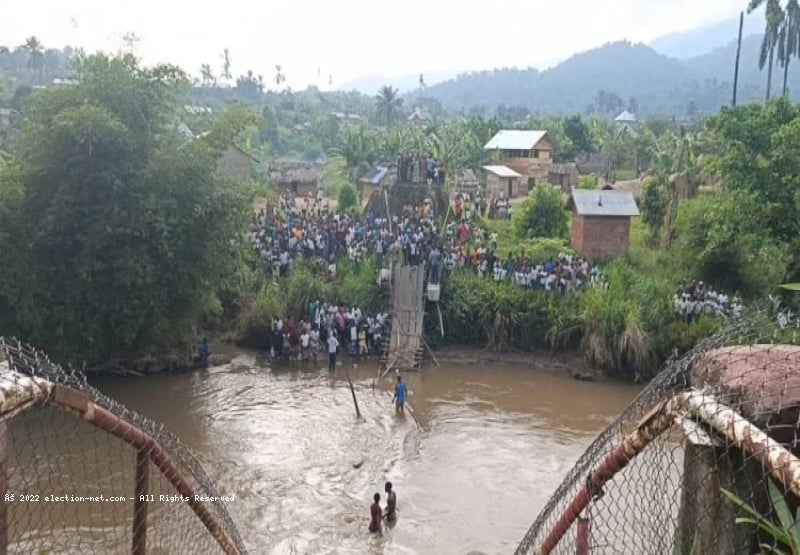 Nord-Kivu : plus de 30 morts dans l'effondrement d'un pont à Walikale