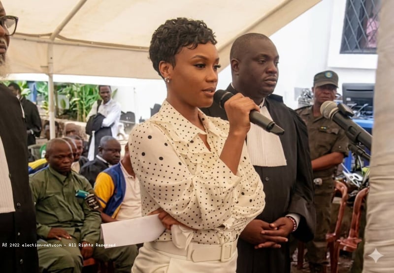 RDC : Comparution de la chanteuse Rebo Tchulo
