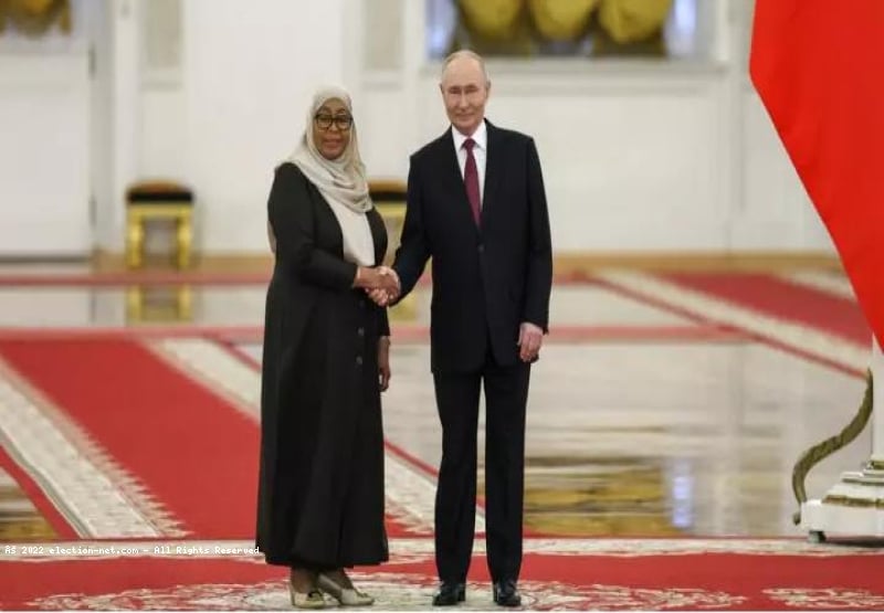 Tanzanie : fin de la visite historique de la présidente Samia Suluhu à Moscou