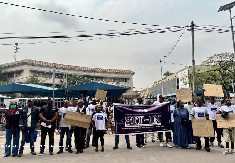 Kinshasa : sit-in devant l’Hôtel de Ville pour dire « non » aux coupures intempestives d’électricité
