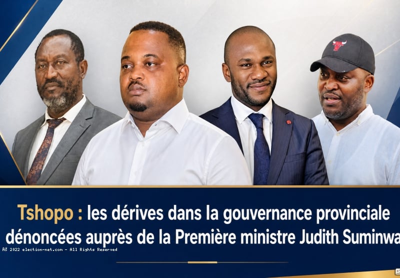 Tshopo : les dérives dans la gouvernance provinciale dénoncées auprès de Judith Suminwa