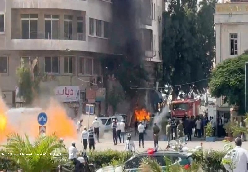 Damas : des bombes explosent près de l'hôtel de Macron au moment de sa visite