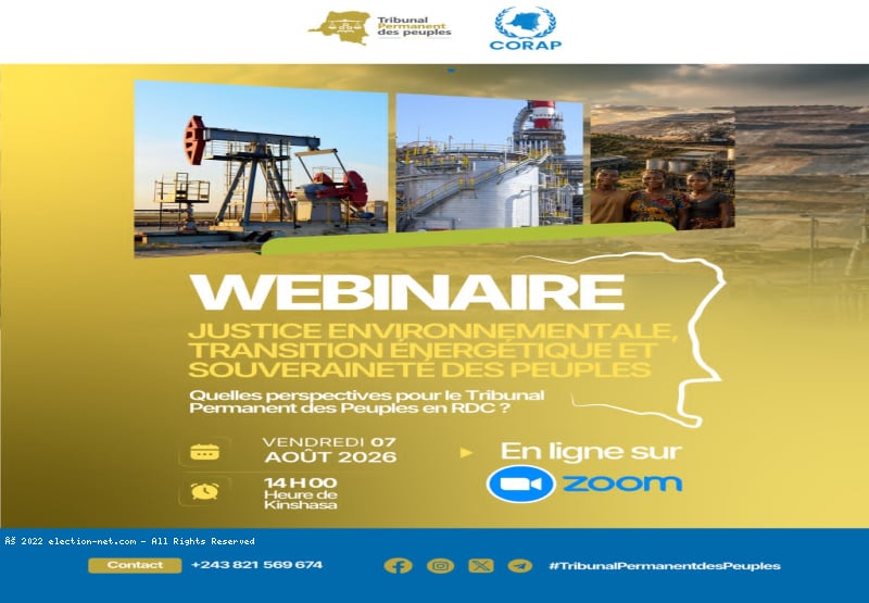 RDC/ transition énergétique : le cri d’alarme de la CORAP face au risque d’un « pillage vert » des richesses nationales