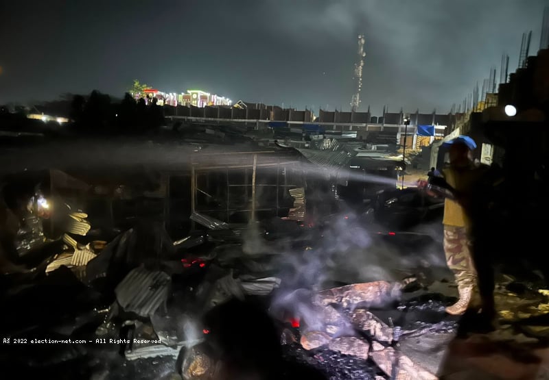Bunia : un incendie maîtrisé grâce à l’intervention de la MONUSCO