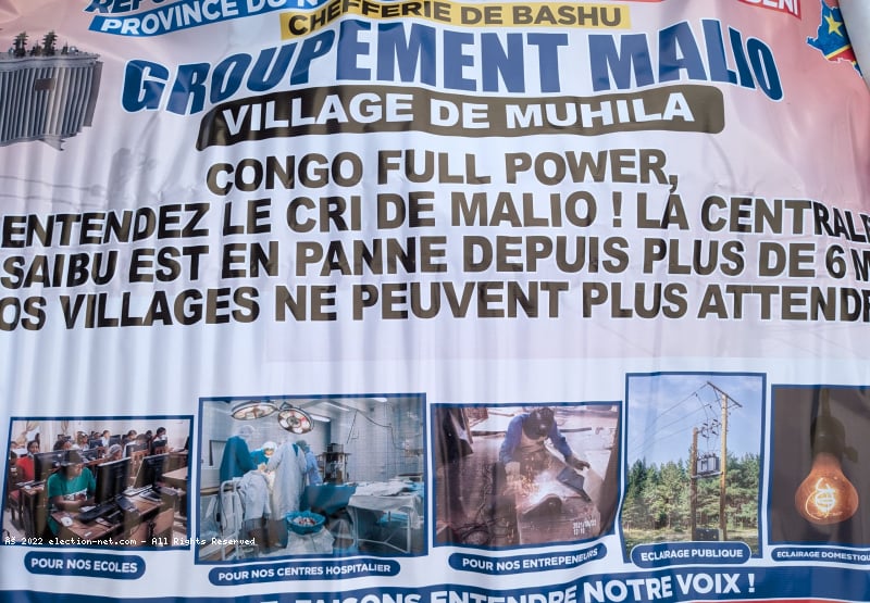 Beni : privés de l'électricité, les villages du groupement Malio saisissent le gouverneur