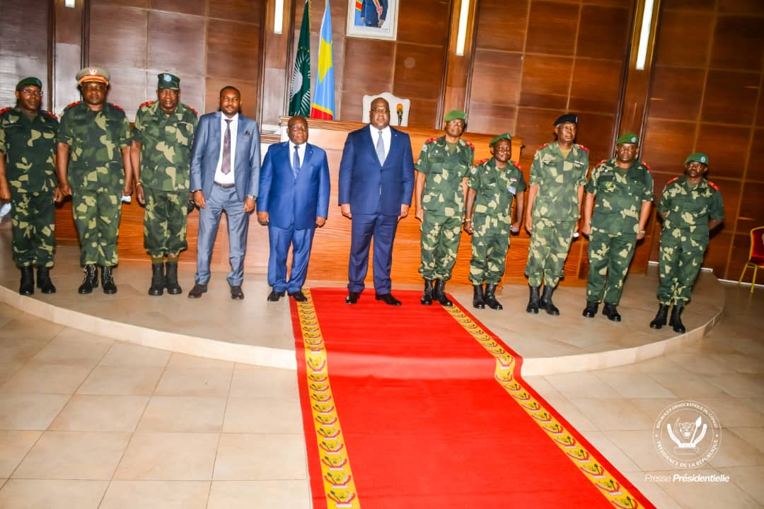 RDC: Félix Tshisekedi était face à ses généraux ce samedi