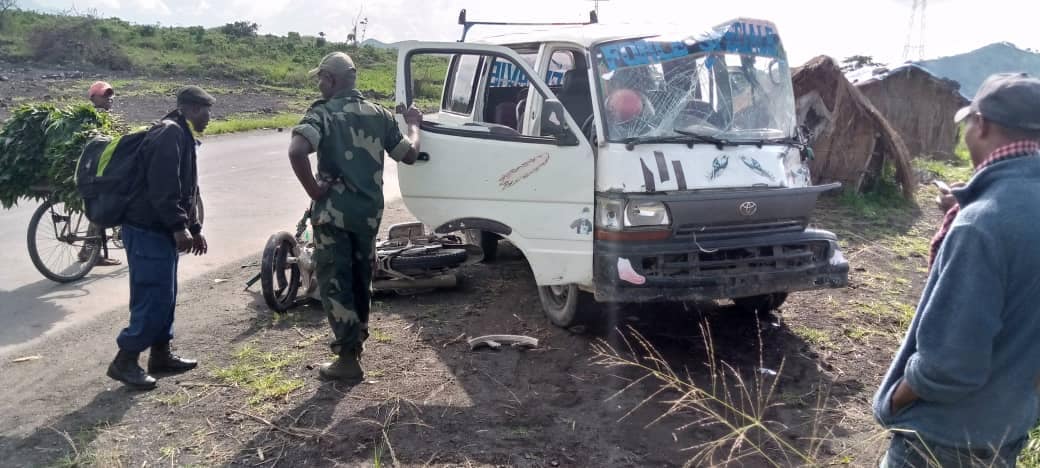 Goma : 1 mort et plusieurs blessés dans un accident de circulation routière à Mugunga