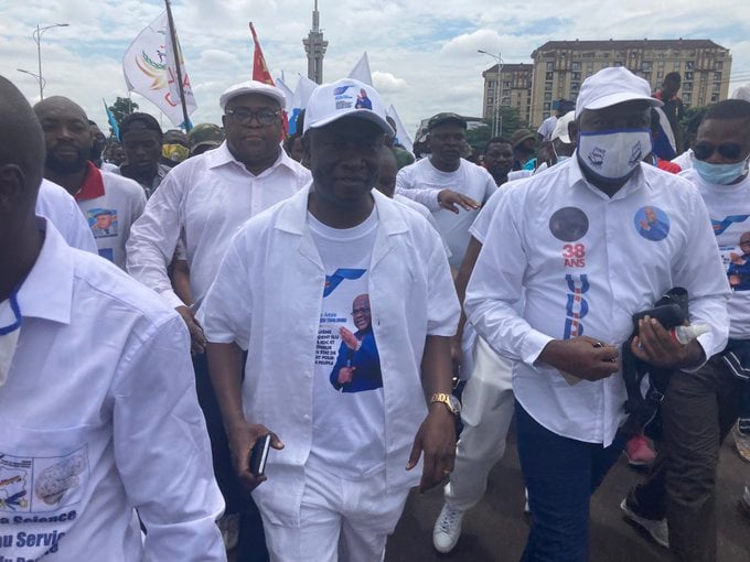Kinshasa : Augustin Kabuya lance le début de la marche de l'UDPS