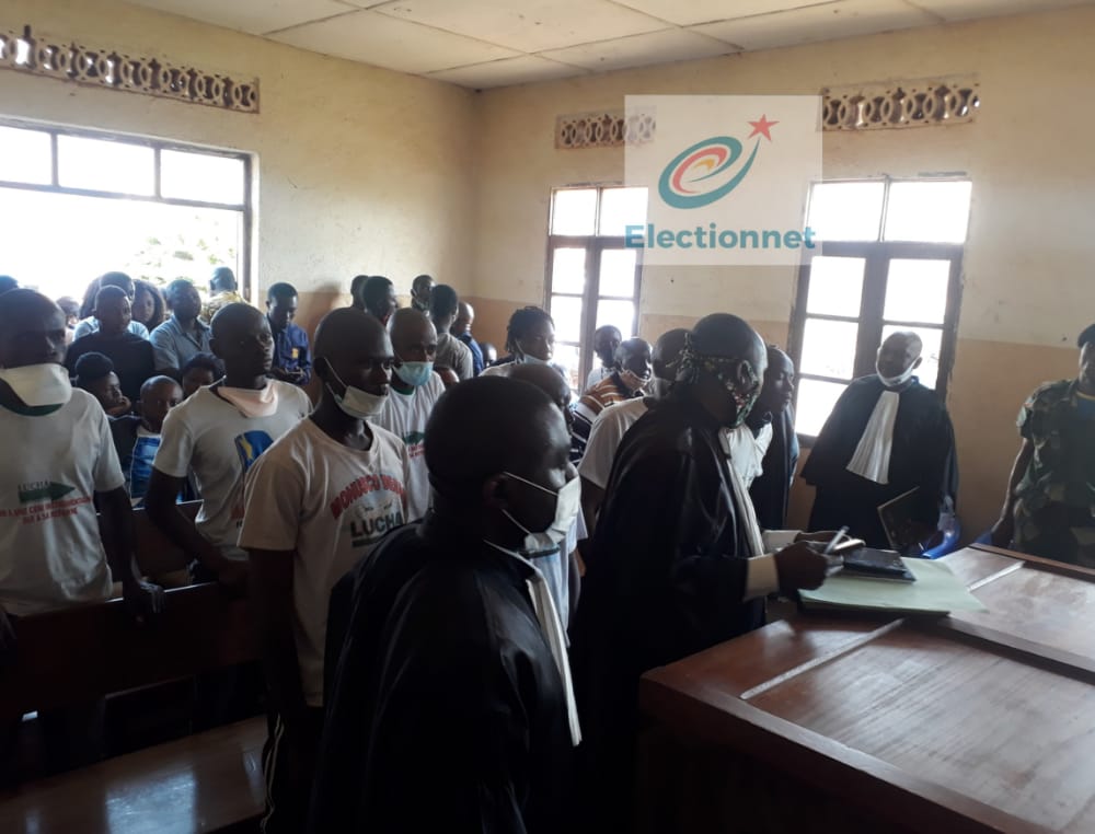 Beni : Le tribunal militaire renvoie de nouveau le procès de 8 militants de la LUCHA